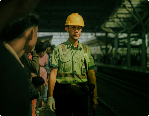 Industrial factory setting